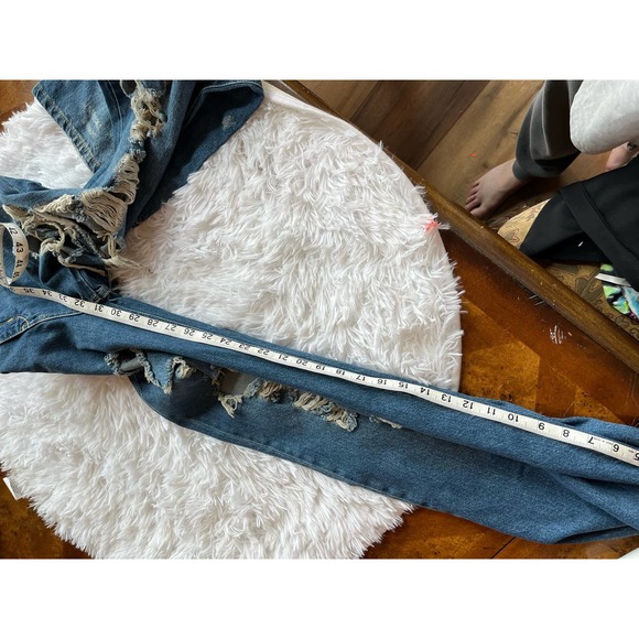 Anthropologie Pilcro Jeans Ripped Denim Size 27 NWT - Picture 6 of 10